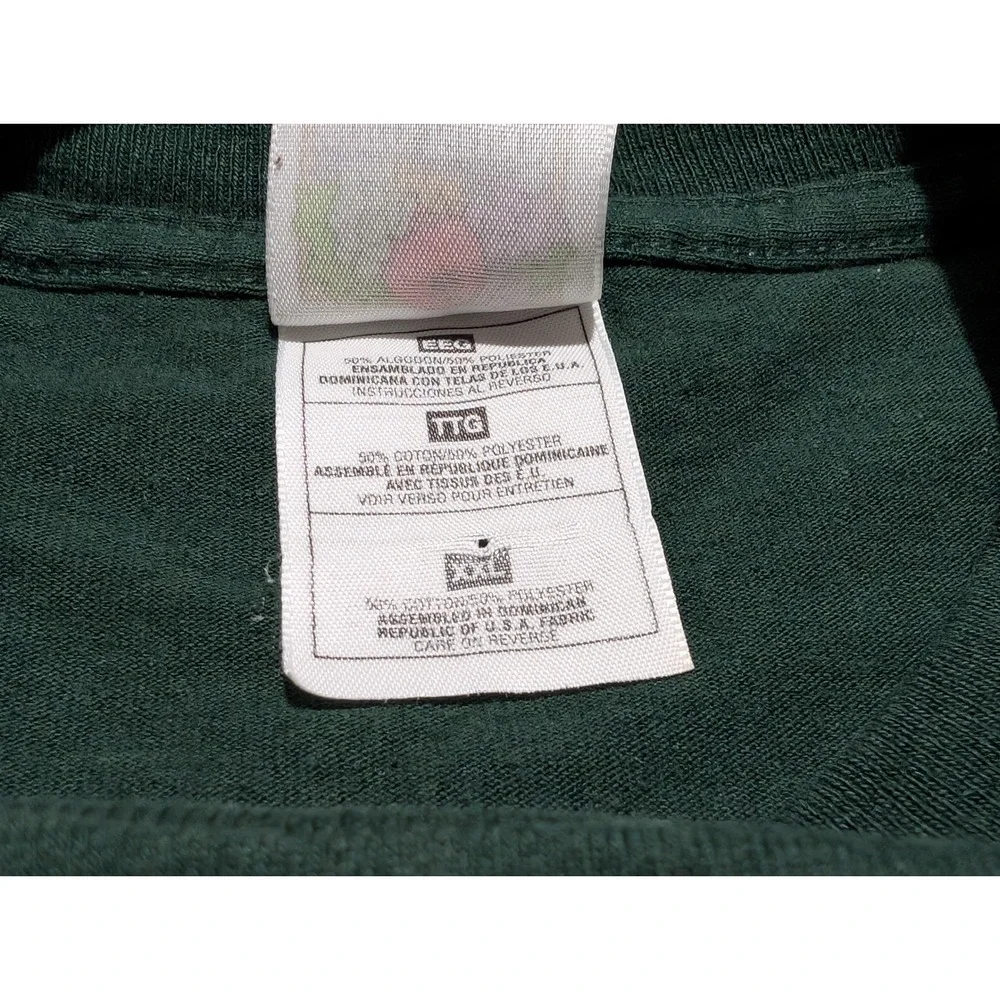 Fruit of the Loom T-Shirt Mens XXL Green Super Bowl XXXI Champions 1997 Vintage - Picture 4 of 7